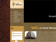 Tablet Screenshot of hotelshivamvns.com